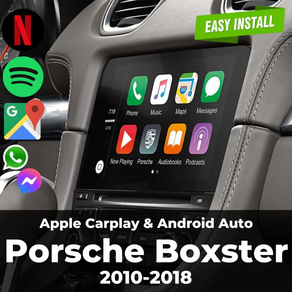 Porsche Boxster Apple Carplay ve Android Upgrade Modül 2010-2018
