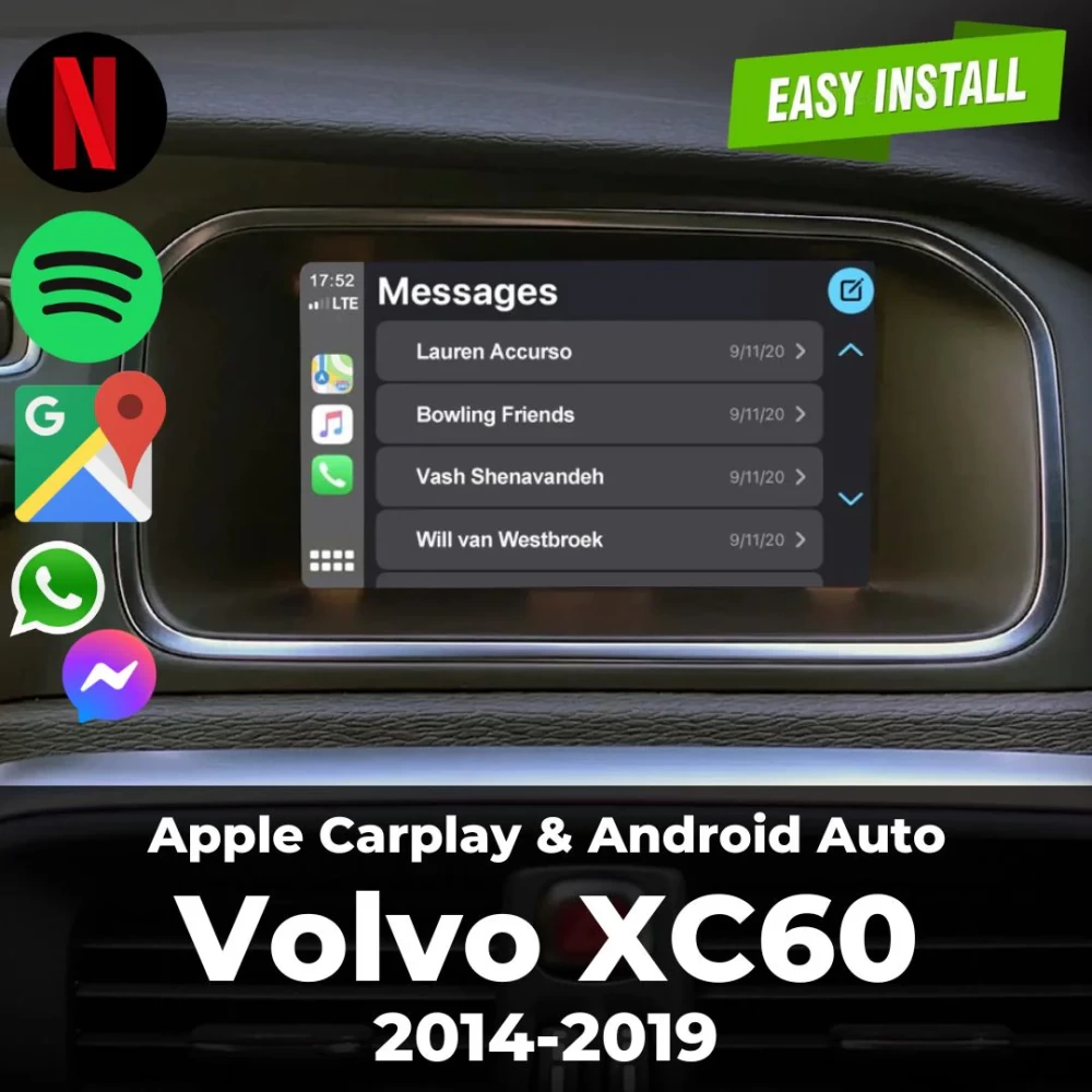 Volvo XC60 Apple Carplay ve Android Upgrade Modül 2014-2019