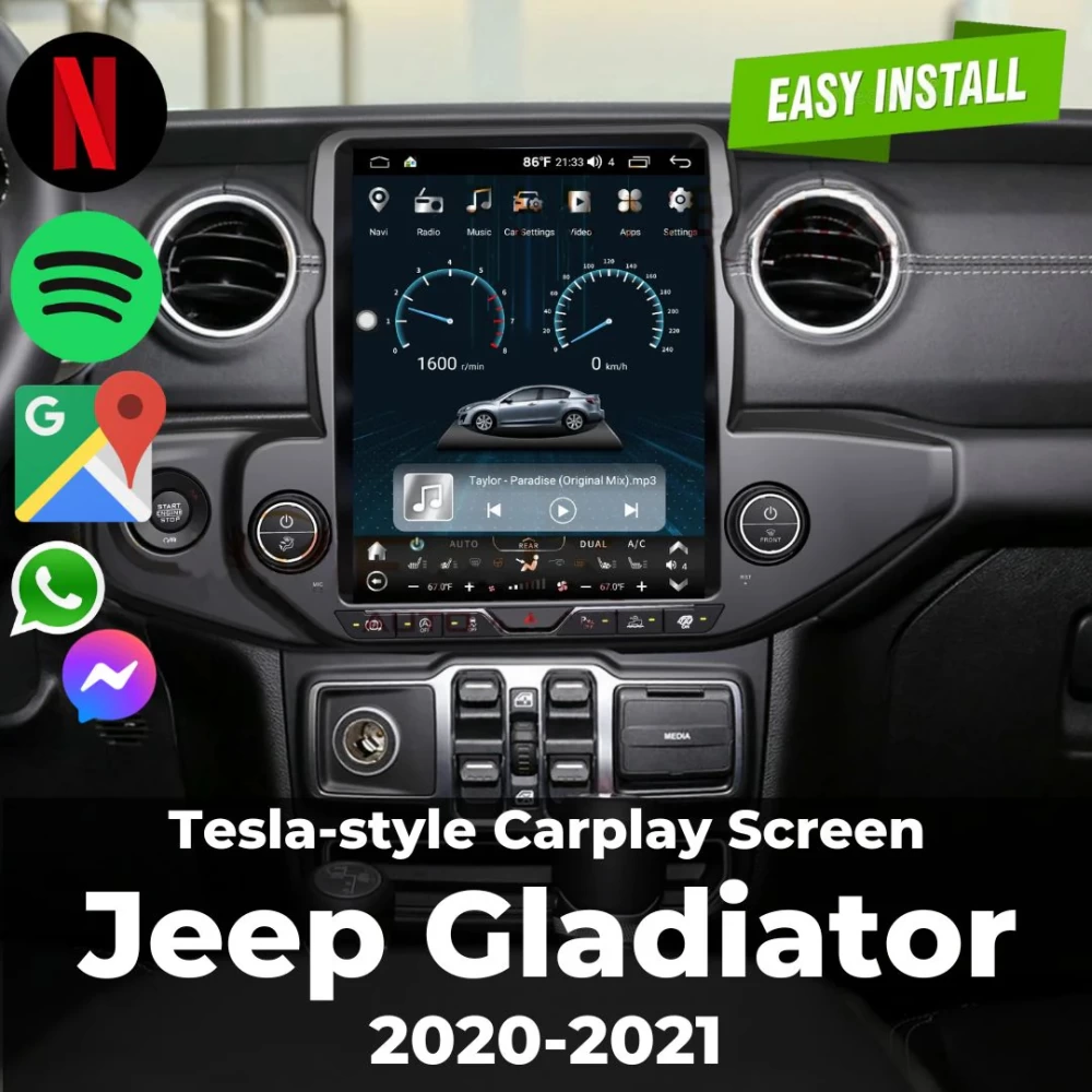 Jeep Gladiator Tesla Ekran 2020-2021