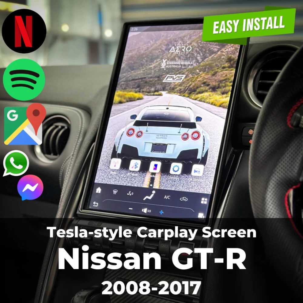 Nissan GT-R Tesla Ekran 2008-2017