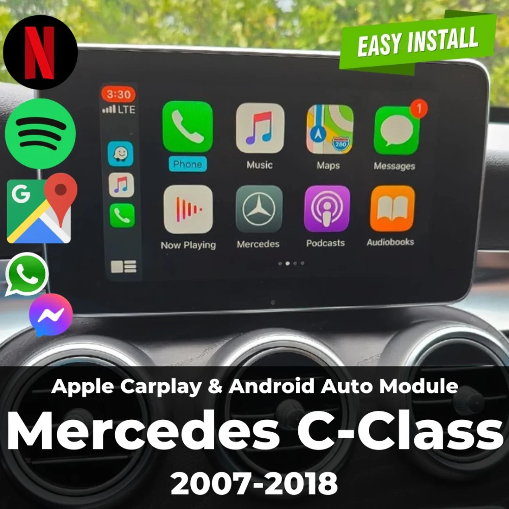 Mercedes Benz C-Class Apple Carplay ve Android Upgrade Modül 2007-2018