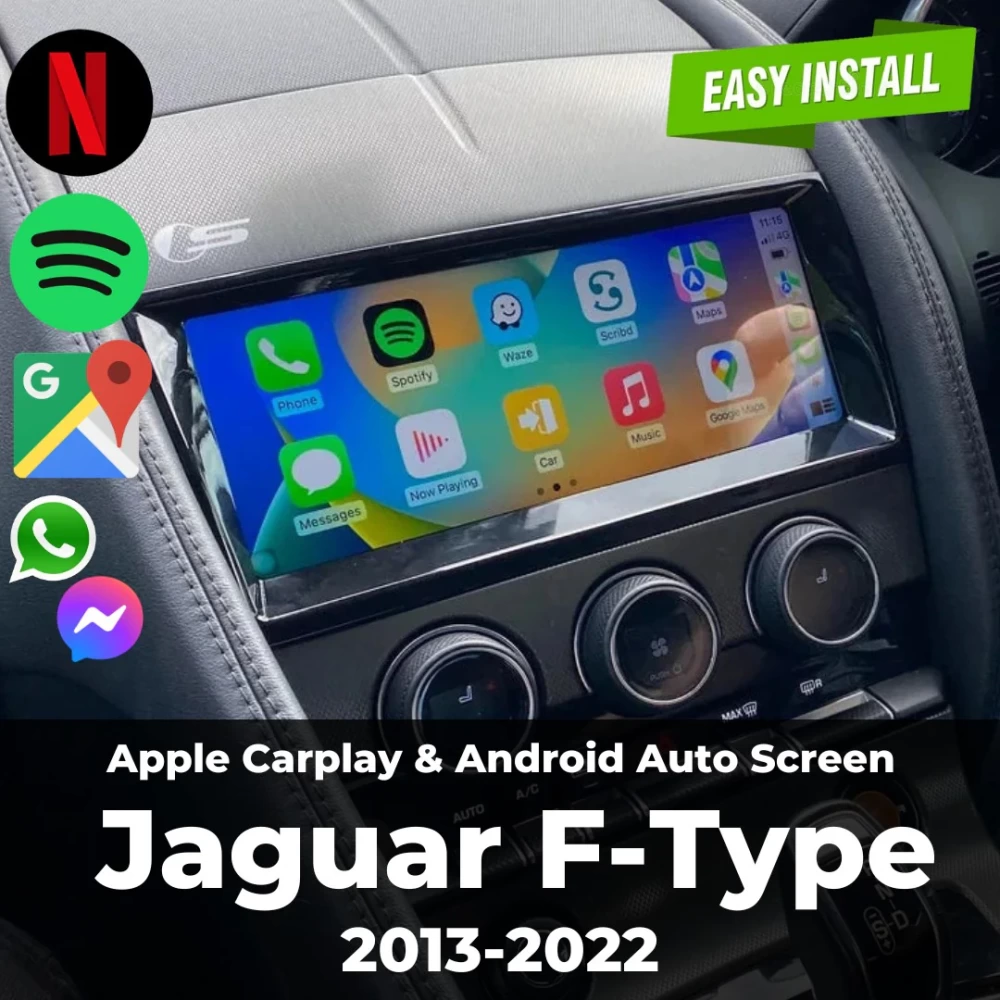 Jaguar F-Type Apple Carplay ve Android Upgrade Modül 2013-2022