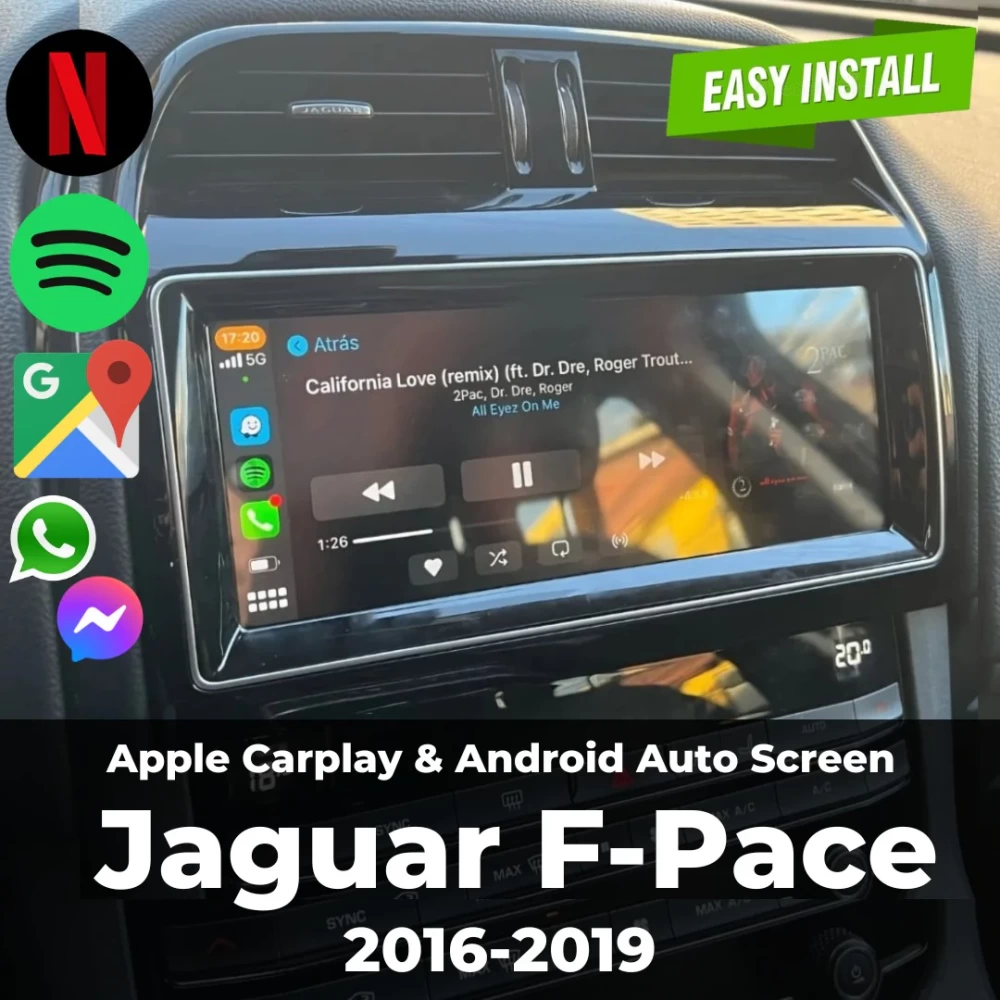 Jaguar F-Pace Apple Carplay ve Android Upgrade Modül 2016-2019
