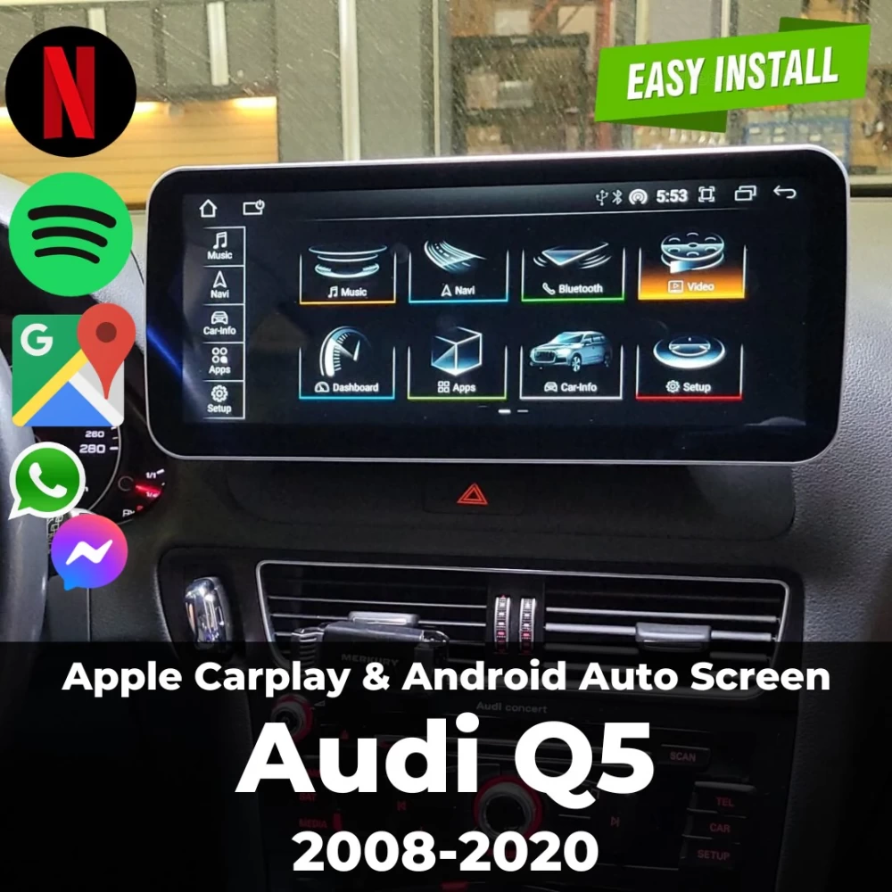 Audi Q5 Apple Carplay ve Android Upgrade Modül 2008-2020