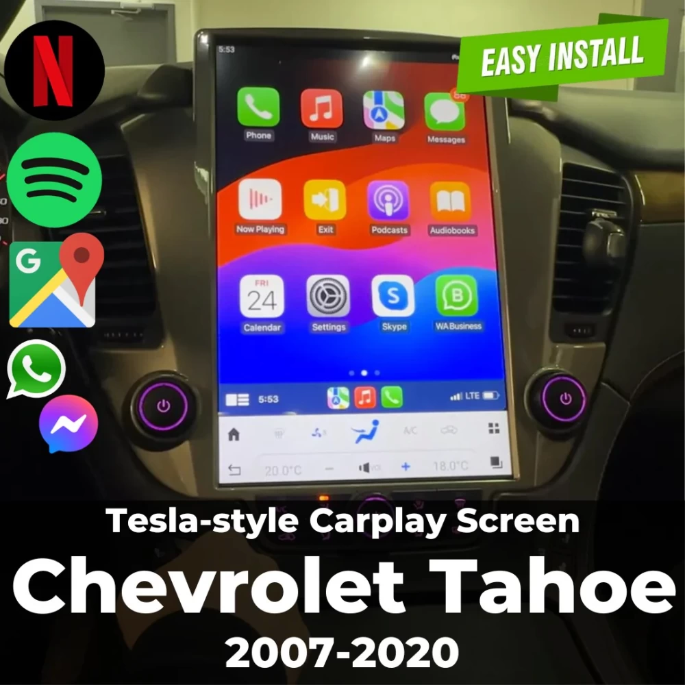 Chevrolet Tahoe Tesla Ekran 2007-2020