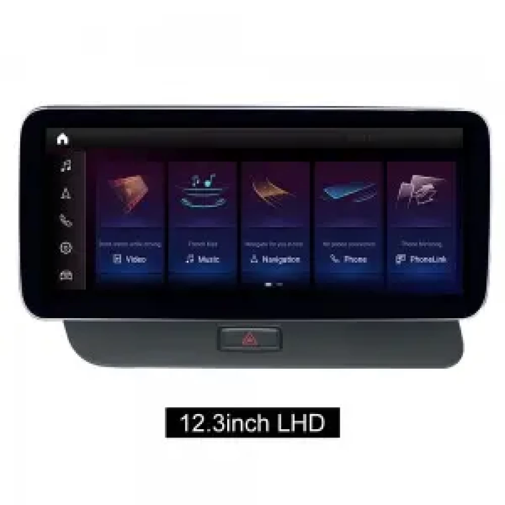 Audi Q5 12.3 inch - CarPlay - Android - GPS Navigasyon - Multimedya Ekran 2013-2018