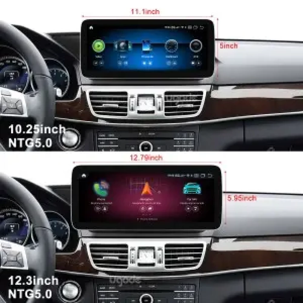 Mercedes Benz E class coupe W212 W207 12.3 inch - CarPlay - Android - GPS Navigasyon - Multimedya Ekran 2009-2015 