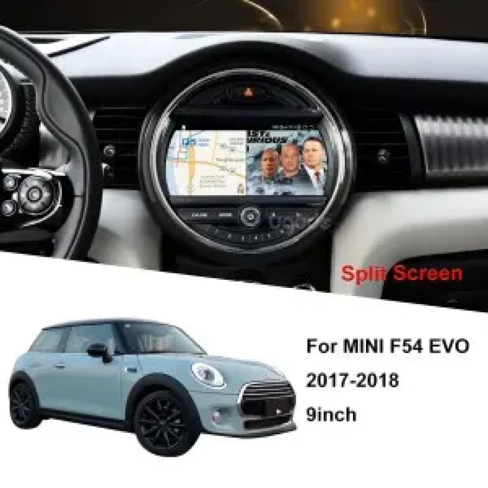 MINI Cooper S F55 F56 F54 9 inch - CarPlay - Android - GPS Navigasyon - Multimedya Ekran 2014-2018