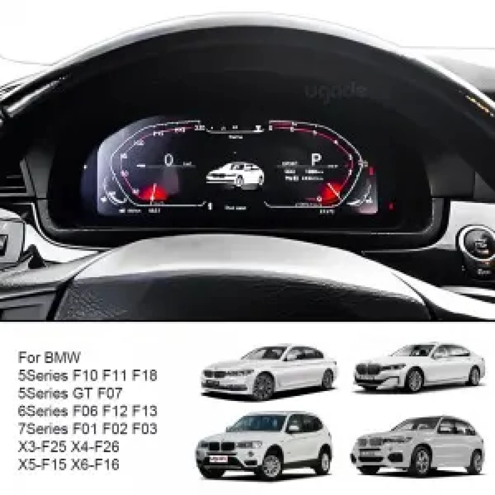 BMW 5 Serisi F10 F07 F01 F06 12.3 inch Dijital LCD Gösterge Paneli 2009-2017