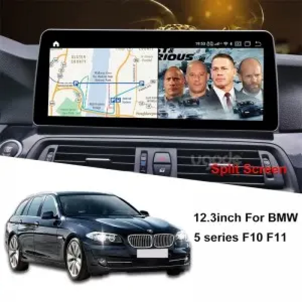 BMW 5 Serisi 12.3 inch - CarPlay - Android - GPS Navigasyon - Multimedya Ekran 