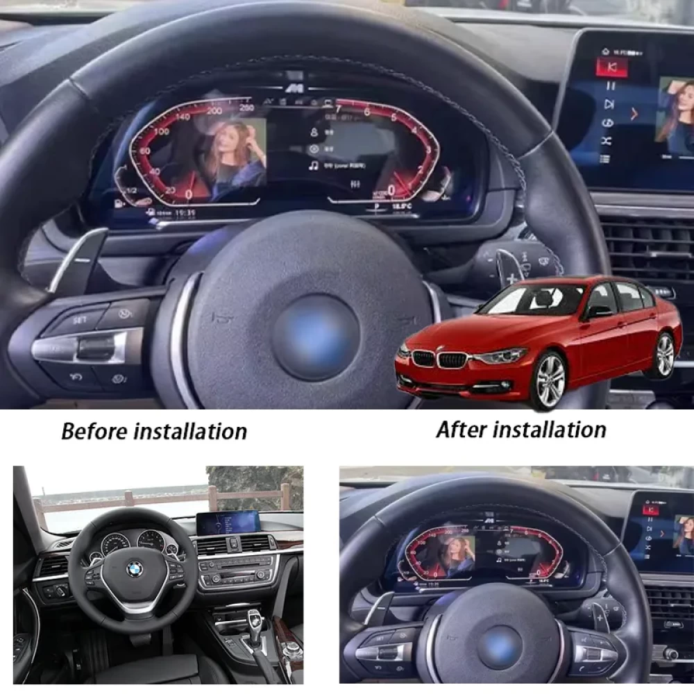 BMW 3 Serisi Hayalet Gösterge - 12.3 İnç Dijital Dashboard (2013–2020: F30, F31)