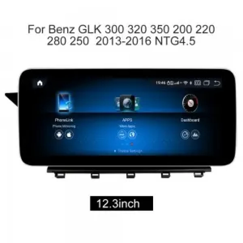 Mercedes Benz GLK 12.3 inch - CarPlay - Android - GPS Navigasyon - Multimedya Ekran 2009-2016