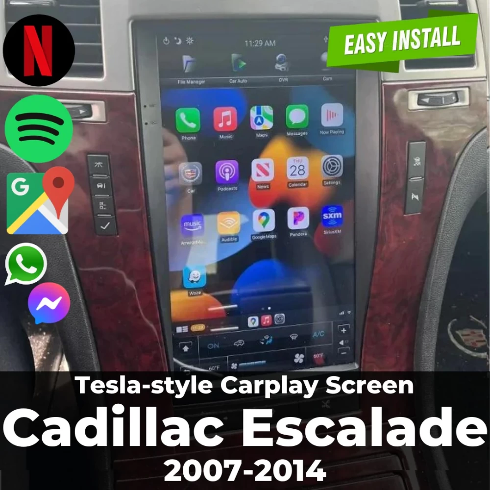 Cadillac Escalade Tesla Ekran 2007-2014