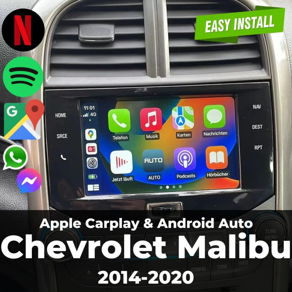 Chevrolet Malibu Apple Carplay ve Android Upgrade Modül 2014-2020