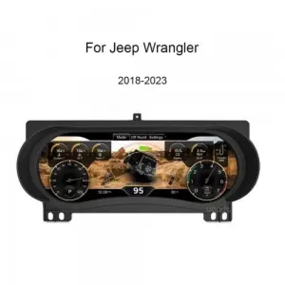 Jeep Wrangler 12.3 inch Dijital LCD Gösterge Paneli 2018-2023
