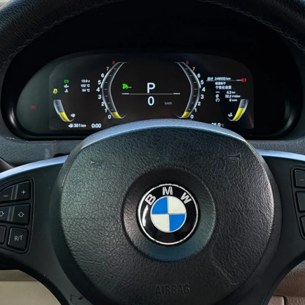 BMW 5 Serisi (E39) & X5 (E53) İçin Dijital LCD Gösterge Paneli ve Hayalet Ekran Yükseltmesi