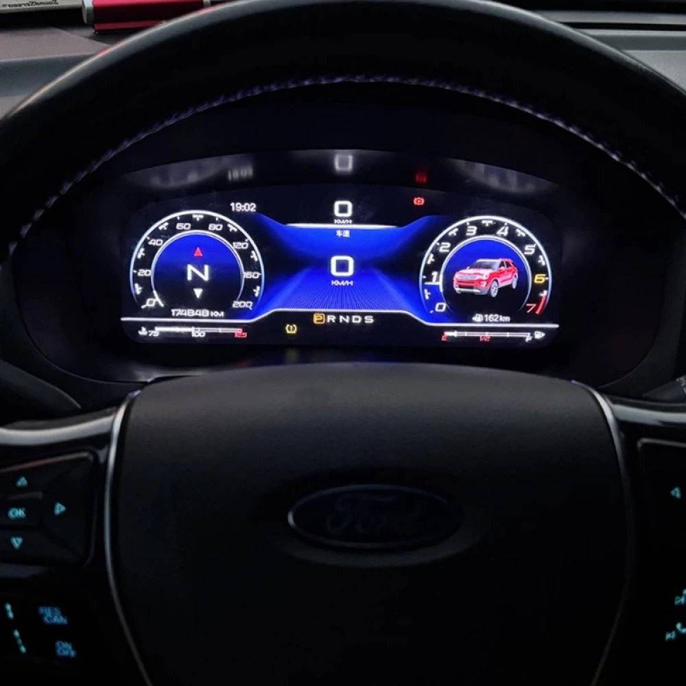 Ford Explorer (2017-2018) İçin Dijital Hayalet Ekran Gösterge Paneli Yükseltme Kiti