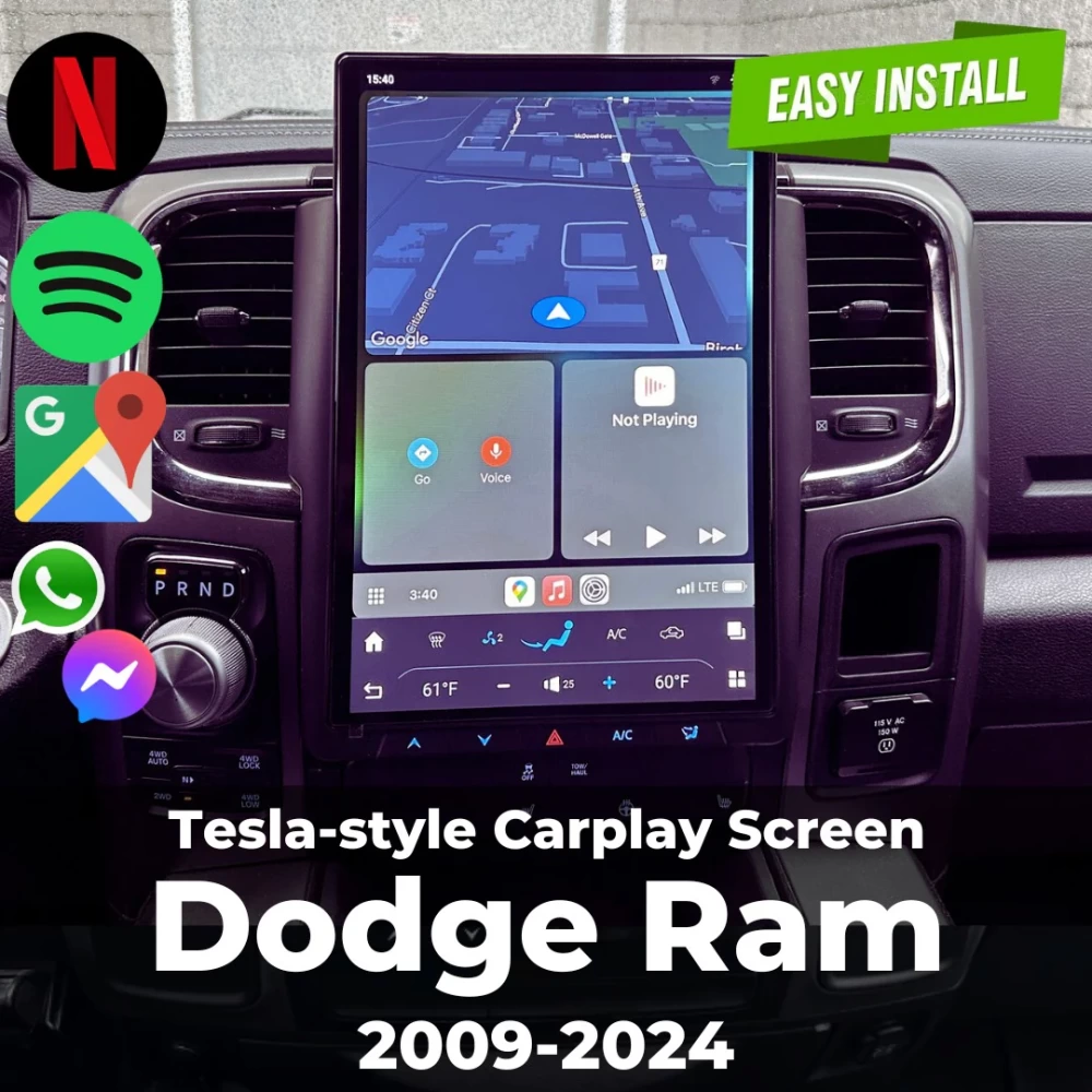 Dodge Ram Tesla Ekran 2010-2020