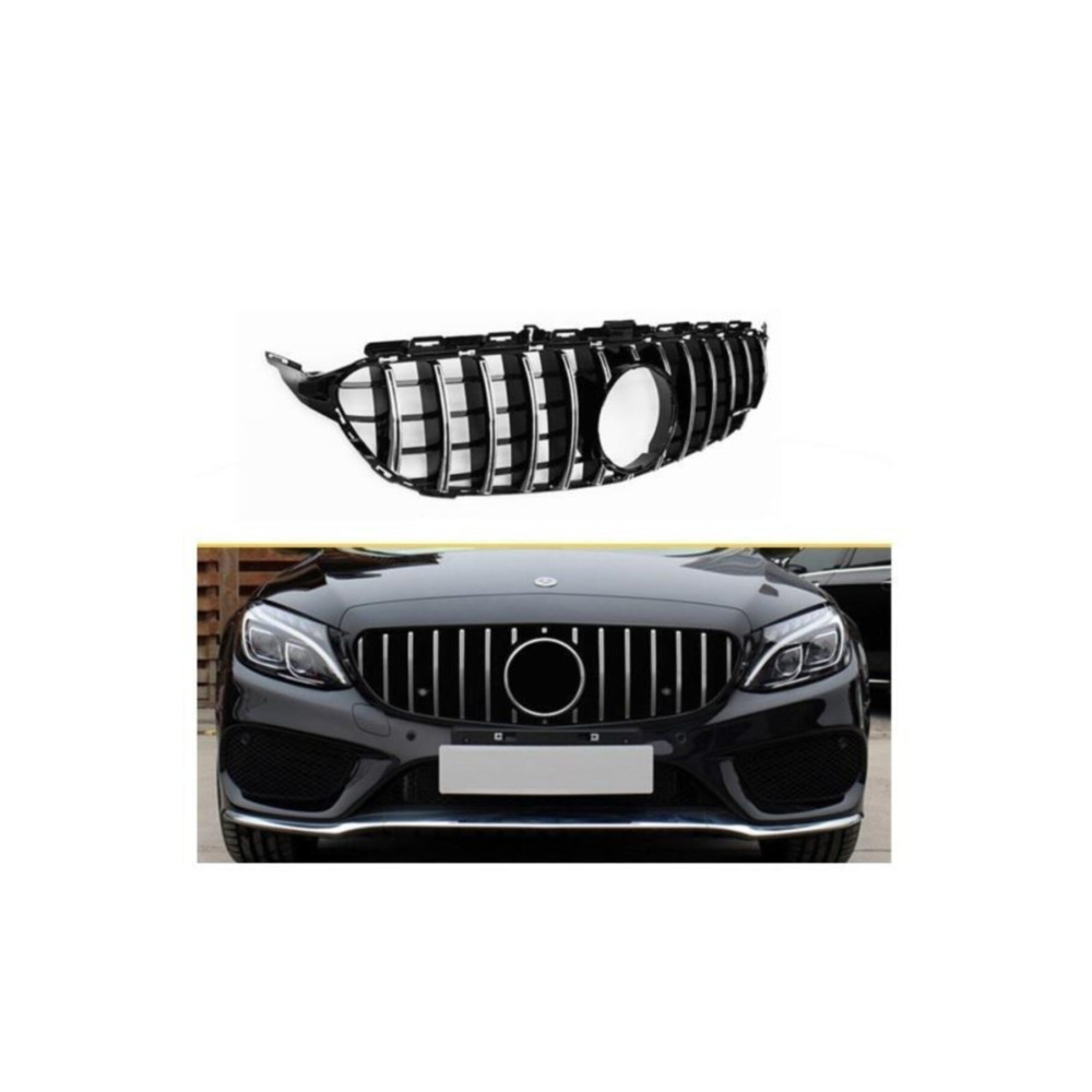 Mercedes W205 İçin Uyumlu Gtr Ön Panjur Izgara Seti 2014-2018