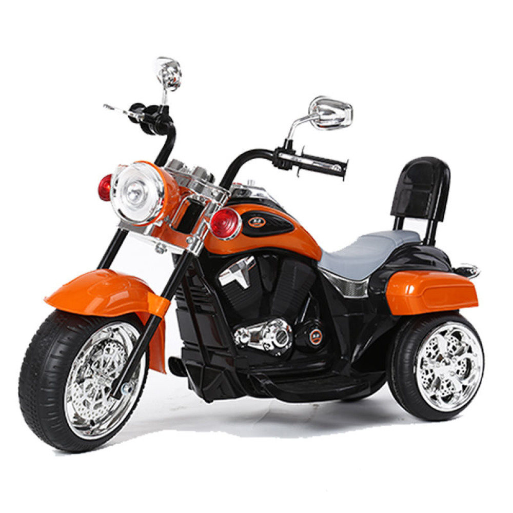 Iron-Road Trike 12V - Chopper Tarzı Yüksek Gidonlu, Konforlu Cruiser Oturuşlu, 12V Çift Motorlu Akülü Motor