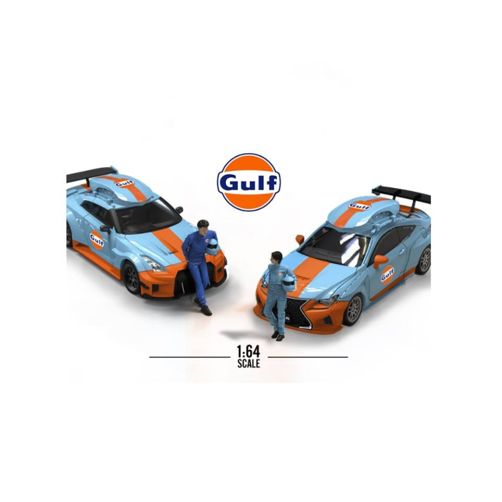 TimeMicro 1/64 Lexus RC F Gulf Oil Livery Diecast – Japon Kaslısı ve Efsanevi Yarış Renkleri