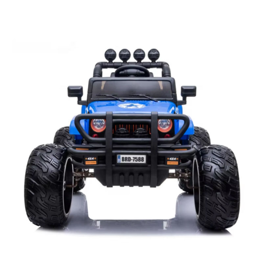 12V Iron-Guard UTV - Gerçek Çift Kişilik, Takviyeli Amortisörlü, Eva Tekerlekli, Bluetooth Müzikli ve 2.4G Uzaktan Kumandalı Dev Akülü Arazi Aracı