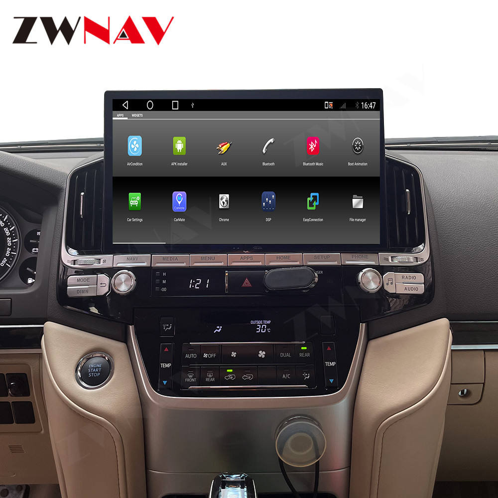 Toyota Land Cruiser LC200 (2016-2021) 13.3 inç Tesla Tipi Android Multimedya Sistemi