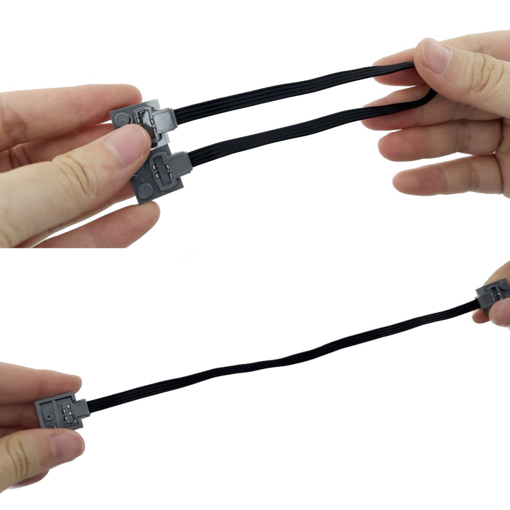 EduWeDo 12.5 cm Teknik Kısa Uzatma Kablosu (Power Functions Extension Wire) – Robotik Tasarımlarda Hassas Bağlantı ve Alan Yönetimi