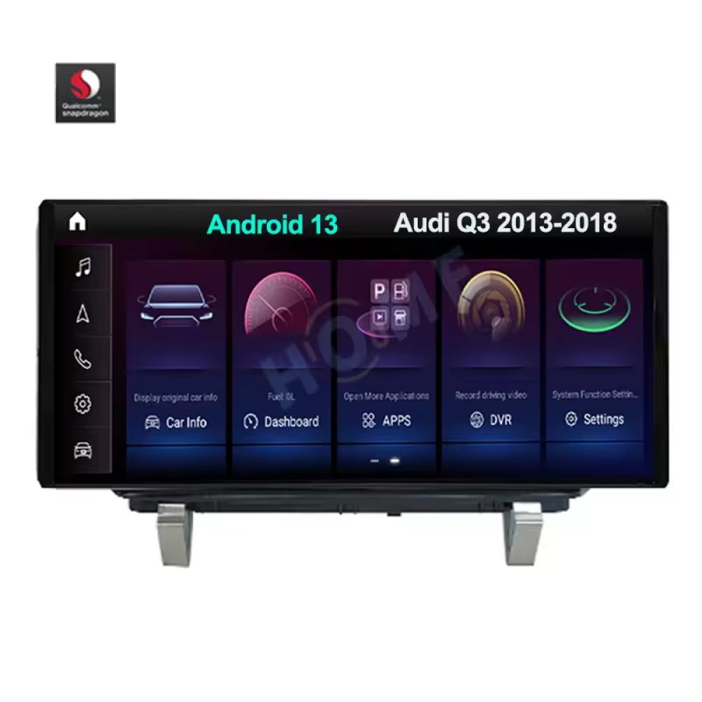 Audi Q3 10.25/12.5 inch Android 13 - CarPlay - Android - Google Play Store - GPS Navigasyon - Multimedya Ekran 2013-2019