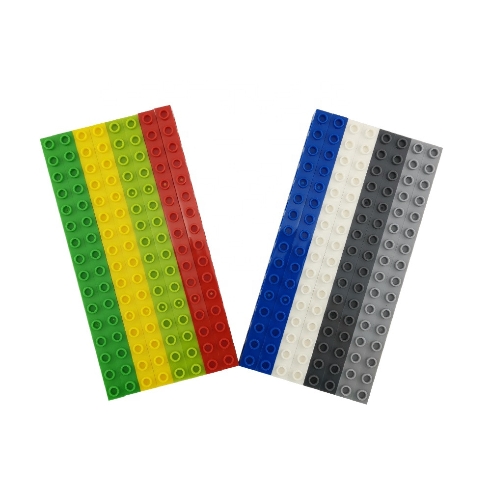 EduWeDo No. 3703 Teknik Delikli Kiriş ve Gövde Birleştirme Parçası (1x16) – Robotik Şasi Yapılandırma ve Dayanıklı İskelet Elemanları