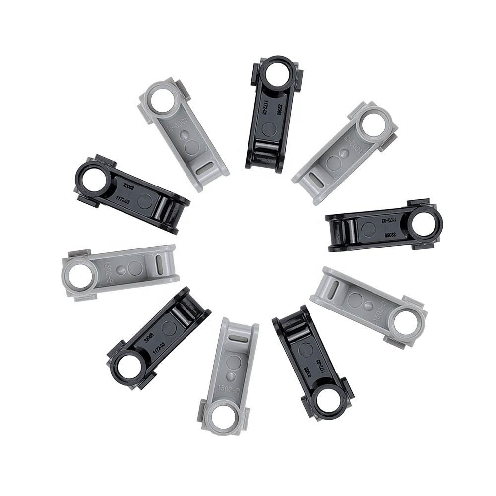 EduWeDo No. 32068 Teknik Aks ve Pim Konektörü (Axle and Pin Connector Perpendicular 3L with 2 Pin Holes) – Robotik Köşe Güçlendirme ve Paralel Sabitleme Elemanları