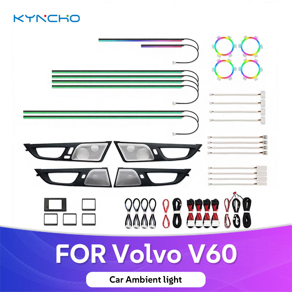 Volvo S60 & V60 Akıllı Dimmable LED İç Mekan Ambiyans Aydınlatma Sistemi