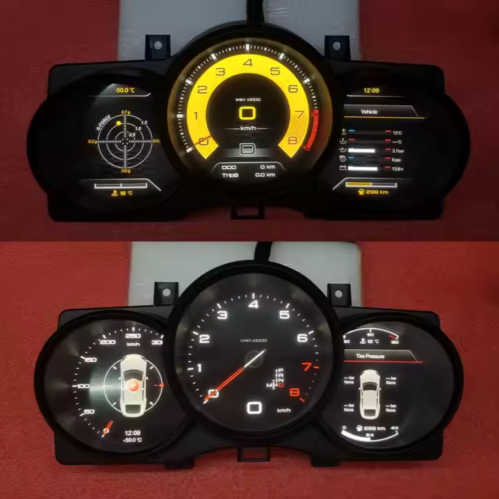 Porsche Boxster Hayalet Ekran Gösterge 2016-2022