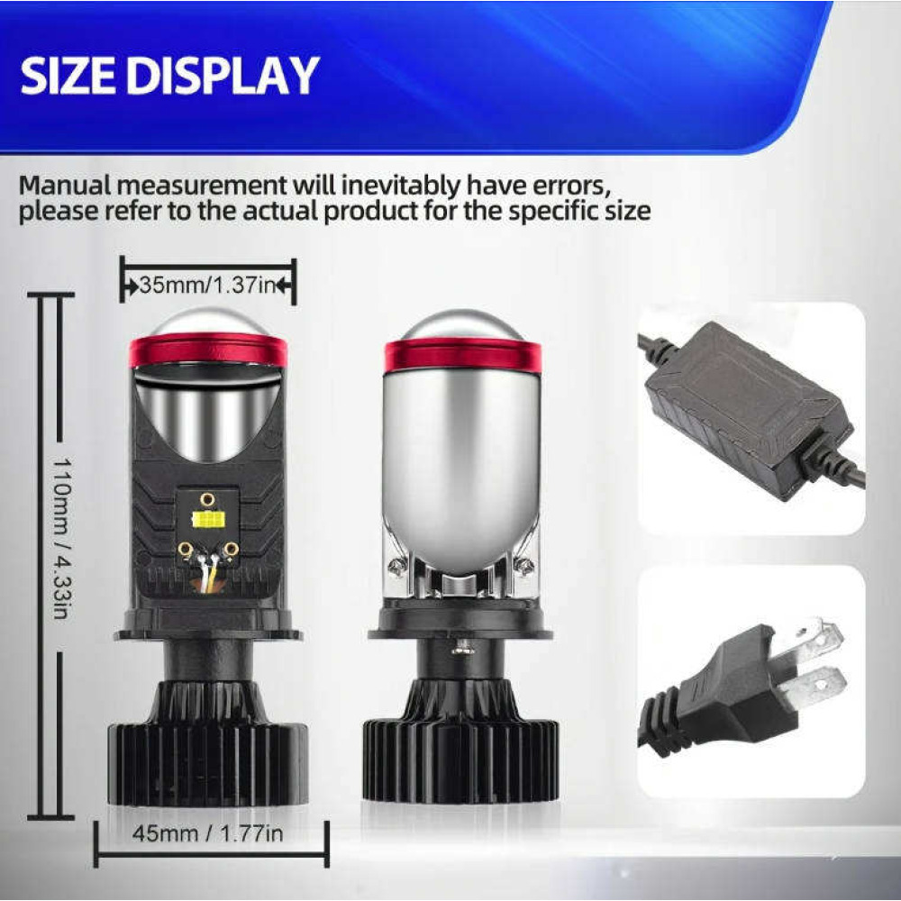 Y7 Hepsi Birada LED Far Ampulü - Araç & Motosiklet 6000K Renk Sıcaklığı Tak-Çalıştır Uzun Ömür Yeni