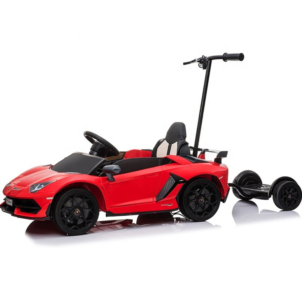 Aventador-SVJ 12V Edition - Makas Kapılı, Dev Kanatlı, 12V Çift Motorlu ve Lisanslı Akülü Hiper Araba