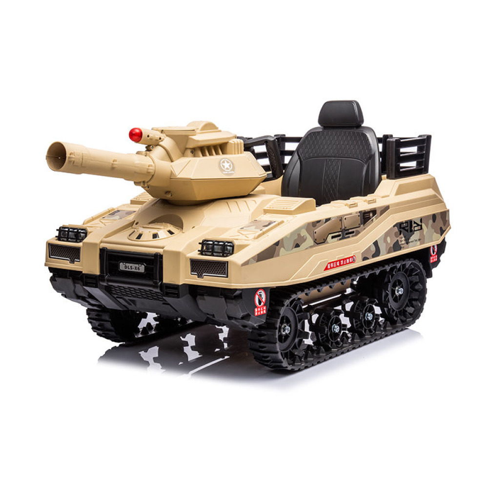 Strike-Force 12V Tactical APC - Çoklu Taret Tasarımlı, 4-Tekerlekli, 12V Çift Motorlu ve Işıklı Akülü Operasyon Tankı