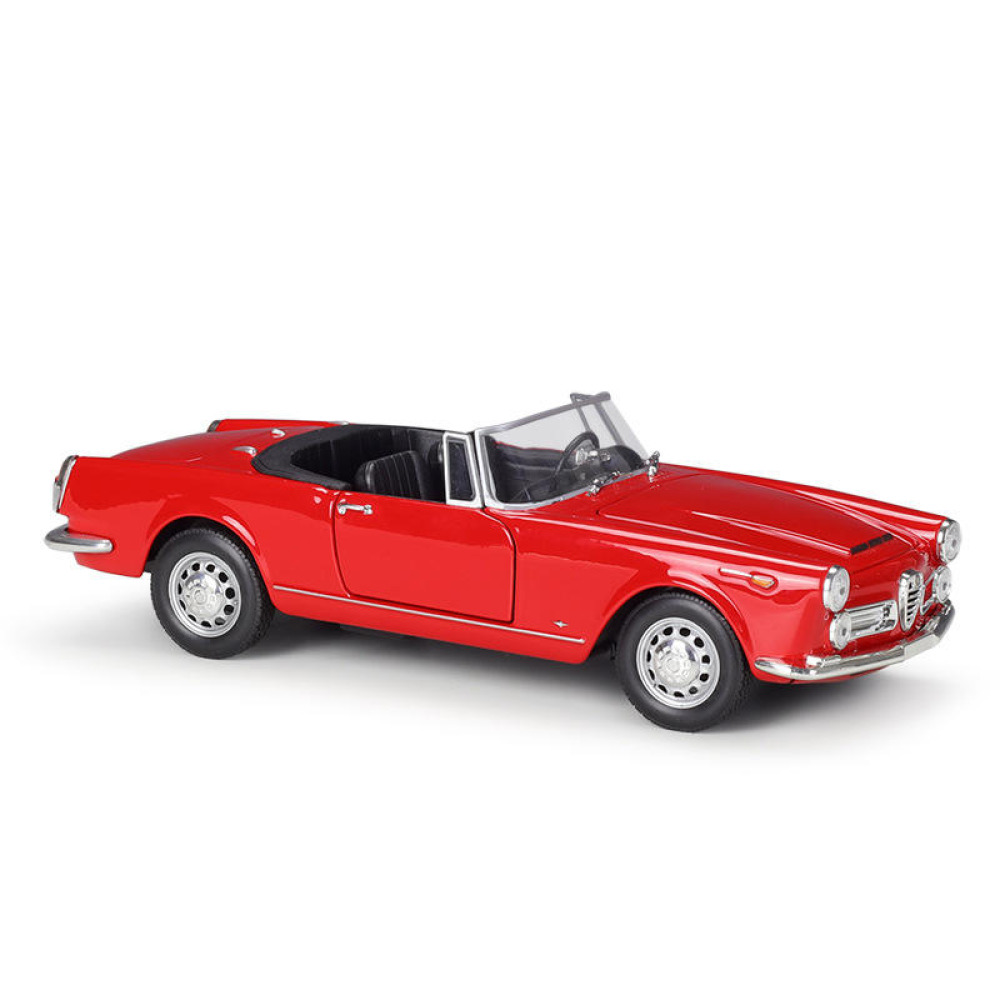 Welly 1/24 1960 Alfa Romeo 2600 Spider Diecast İtalyan Estetiğinin ve Rüzgarla Buluşan Özgürlüğün Simgesi