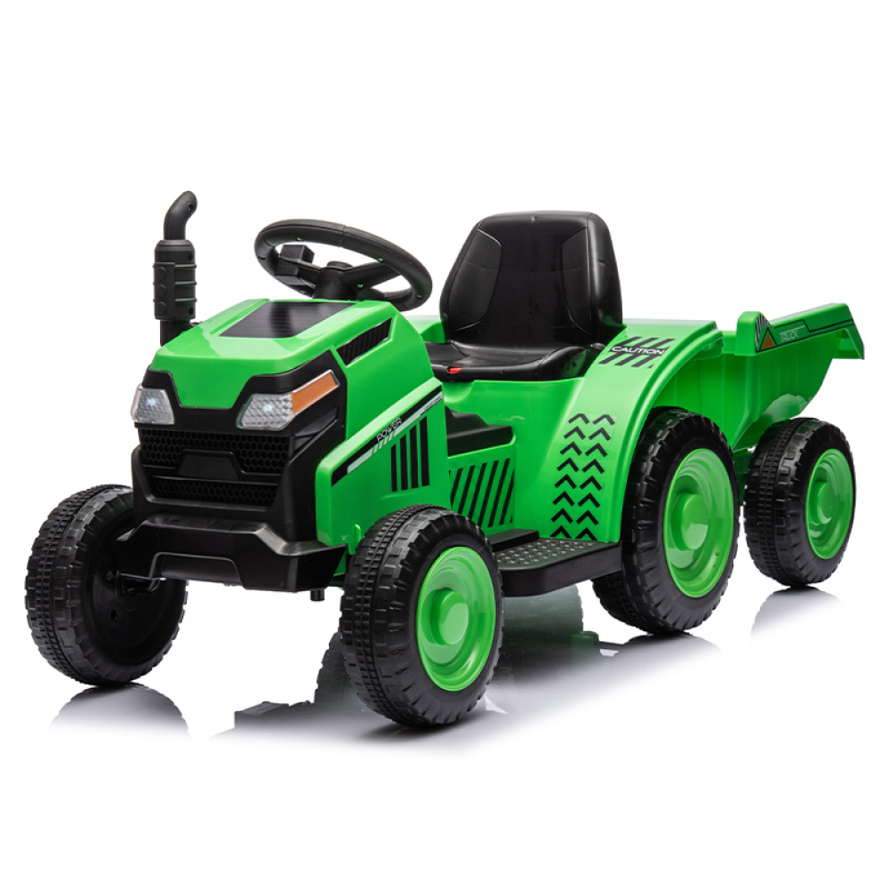 Agro-Junior 12V Safe-Drive - Alçak Şasili, Kompakt Gövdeli, 12V Çift Motorlu ve Ebeveyn Odaklı Akülü Çocuk Traktörü