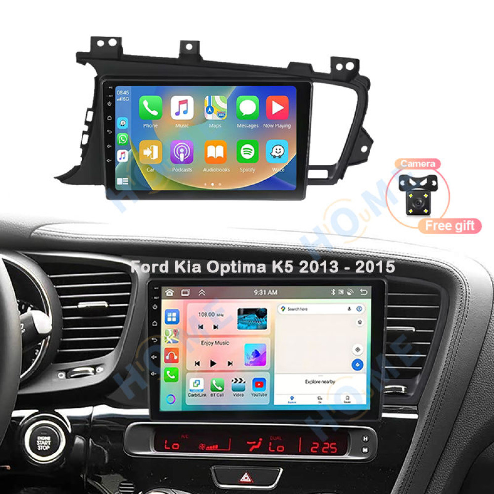 Kia Optima K5 Android 14 - CarPlay - Android - GPS Navigasyon - Multimedya Ekran 2013 -2015