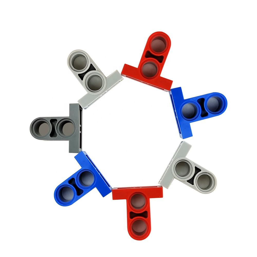 EduWeDo No. 32530 Teknik Çapraz Konektör ve Pin Yuvası (Connector Plate 1x2 with Pin Hole) – Robotik Modüler Geçiş ve Hibrit Bağlantı Elemanları