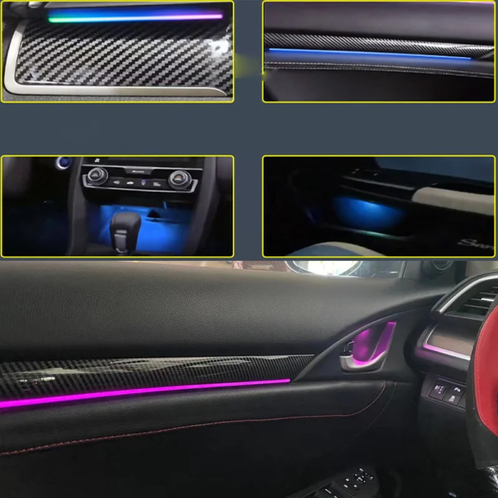 Honda Civic 10th Araç İçi Ambiyans Led Aydınlatma 2016-2021