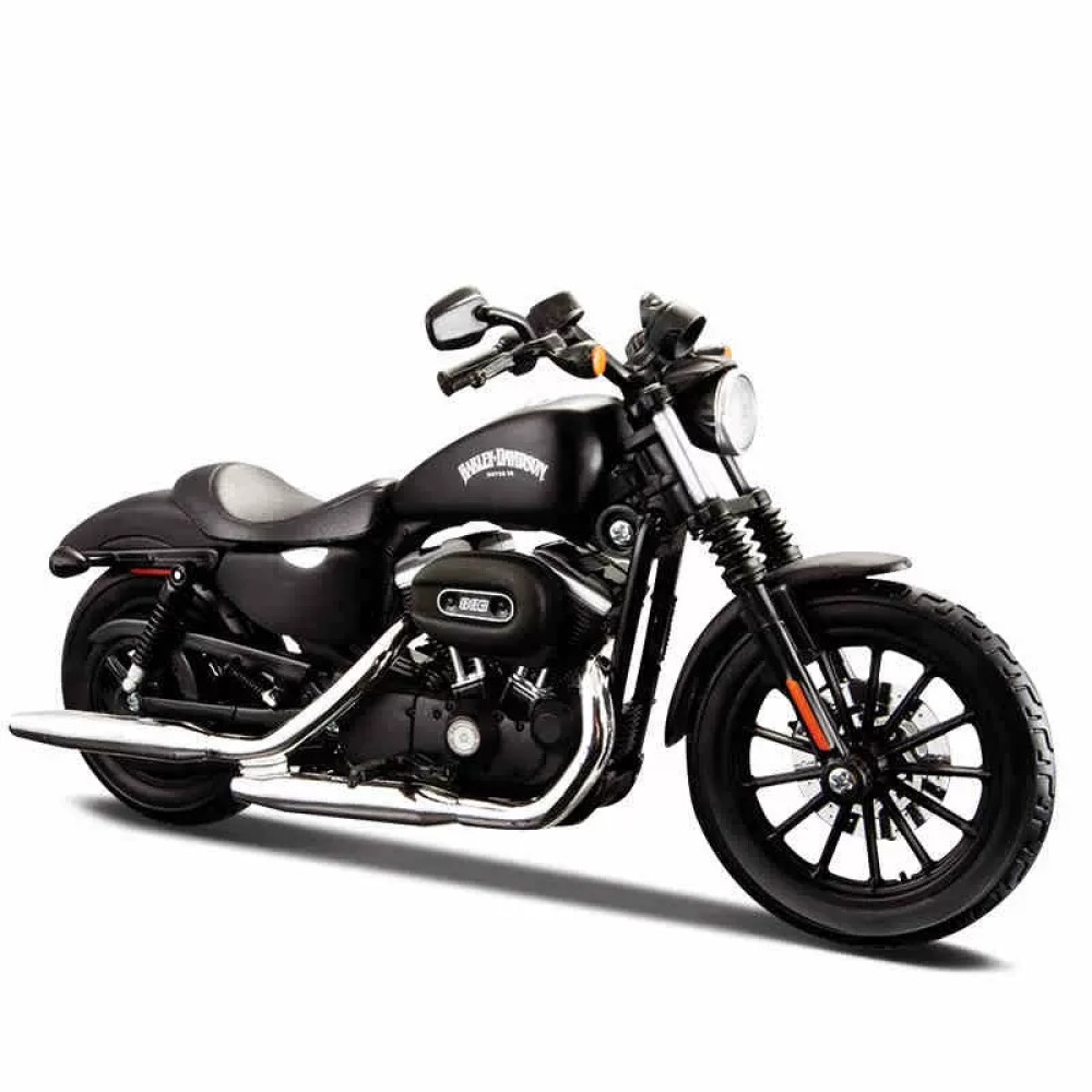 Maisto 1/12 Harley Davidson 2014 Sportster Iron 883 Diecast Şehirli Asi ve Karanlık Stil