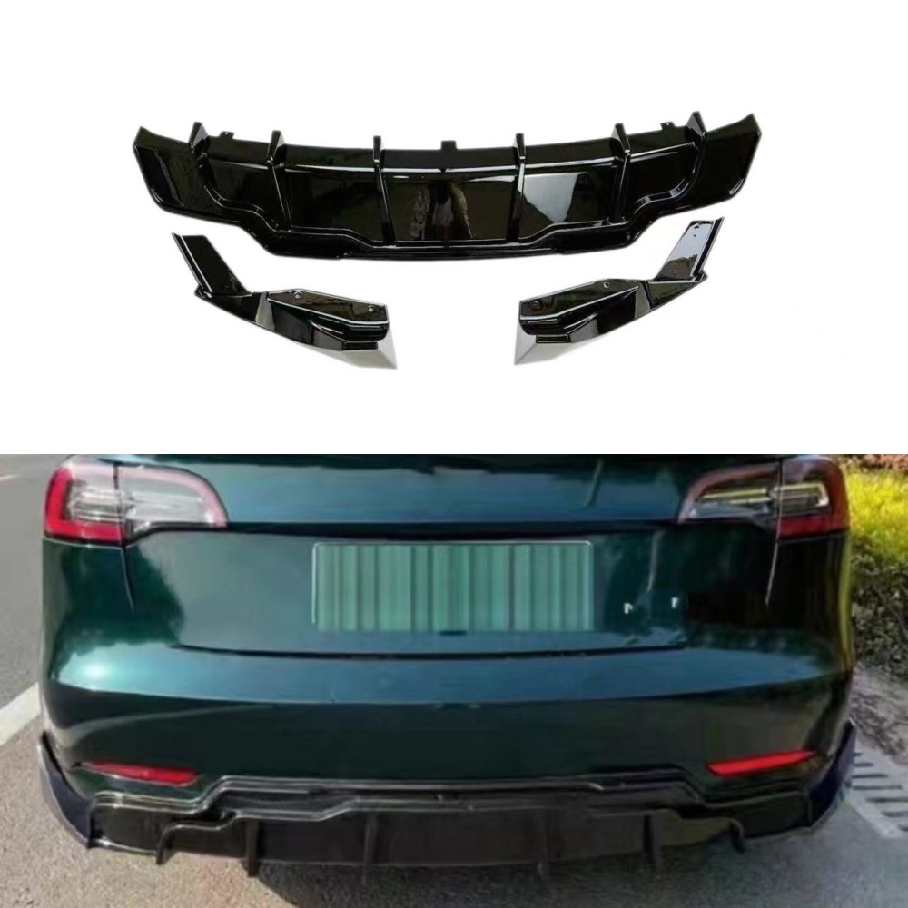 Tesla Model 3 Arka Tampon Lip 2019-2025
