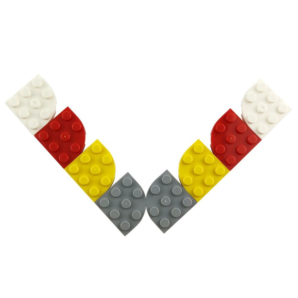 EduWeDo No. 30357 Yuvarlak Köşe Plakası 3x3 (Plate Round Corner 3x3) – Robotik Şasi Yumuşatma ve Estetik Platform Bağlantı Elemanları