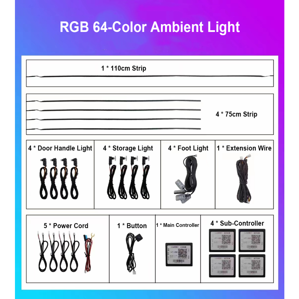 Müzik Senkronizasyonlu RGB Ortam Işığı - Akrilik Akan Işık Efekti ile Dekoratif Ambiyans Aydınlatma