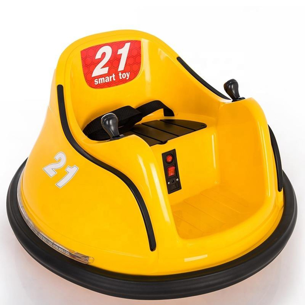 First Fun 6V Bumper Car - 360 Derece Dönüş Kabiliyetli, Ebeveyn Uzaktan Kumandalı, Müzikli ve Yumuşak Darbe Koruyuculu Akülü Çarpışan Araba