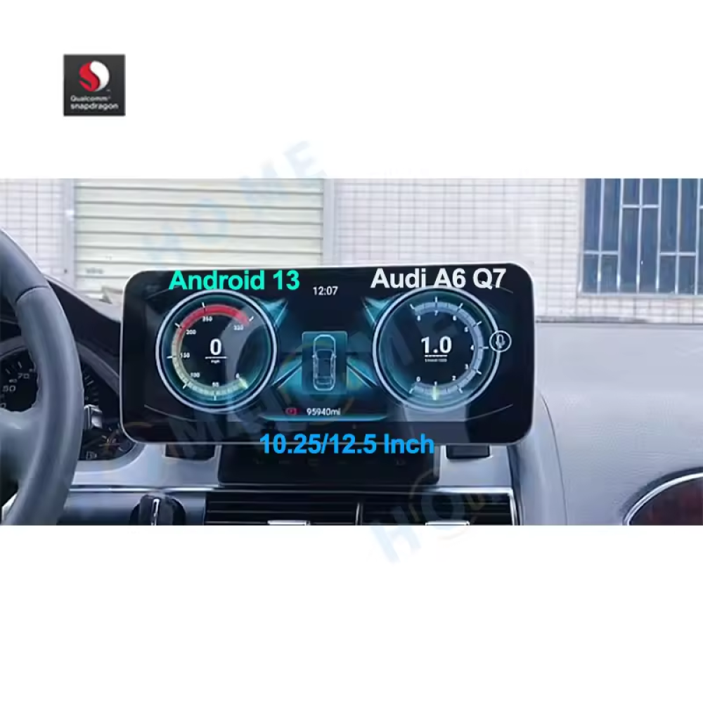 Audi Q7 10.25/12.5 inch Android 13 - CarPlay - Android - Google Play Store - GPS Navigasyon - Multimedya Ekran 2010-2015