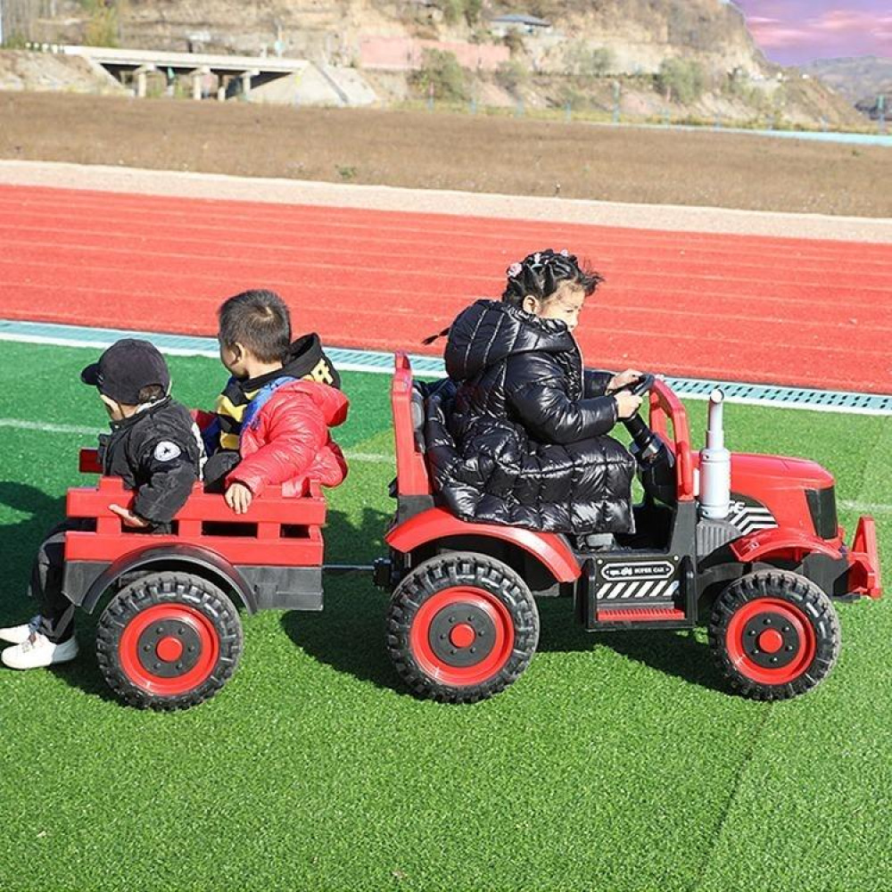 Agro-King 12V Max-Traction - Genişletilmiş Gövde, Dikey Çift Egzoz, 12V Çift Motor ve Soft-Start Teknolojili Akülü Dev Traktör