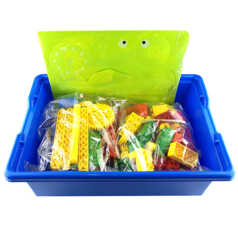 EduWeDo 9656 Okul Öncesi İlk Mekanizmalarım Seti – 102 Parça Büyük Boy STEM Eğitim Kiti ve Basit Makineler Atölyesi