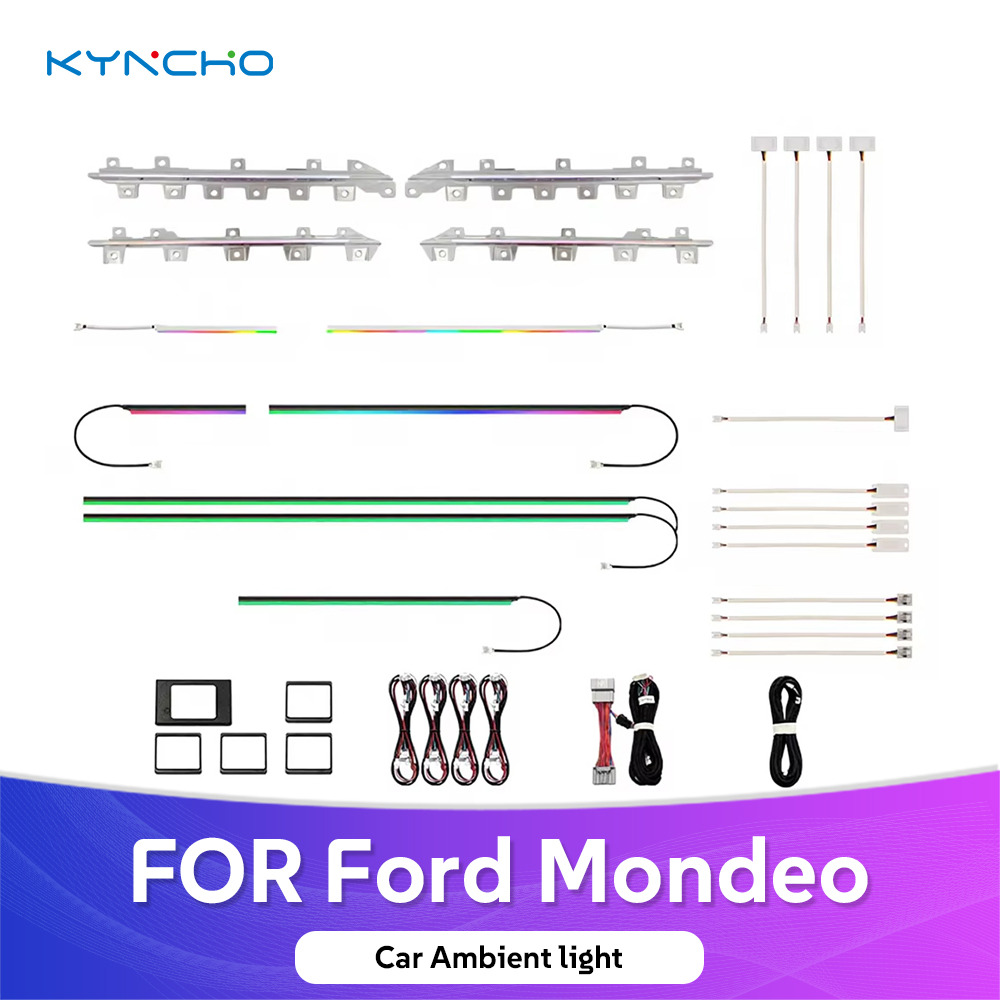 Ford Mondeo LED Colorful Chasing & Flowing İç Mekan Ambiyans Aydınlatma Sistemi